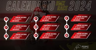 CALENDARIO BMX RACING 2024