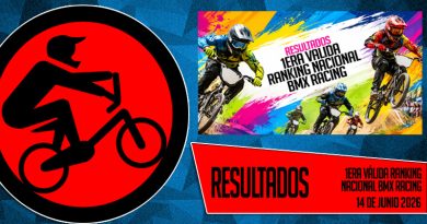 RESULTADOS: 1era Válida Ranking Nacional BMX Racing (14-06-2026)